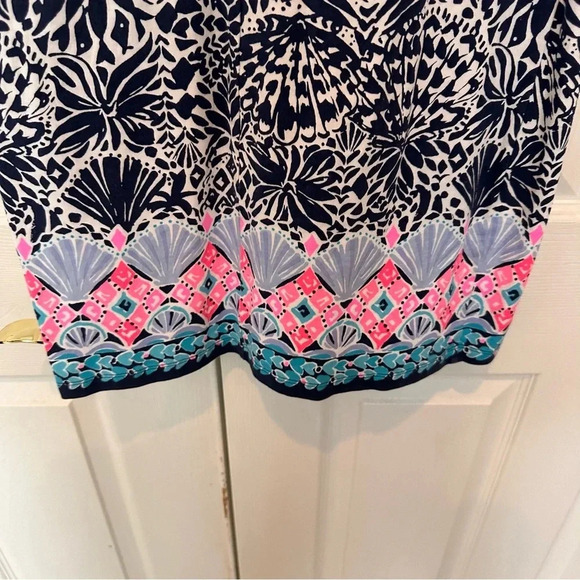 Lilly Pulitzer Vivvy Dress By Land or By Sea High Tide Navy Size XSmall XS - Picture 10 of 16